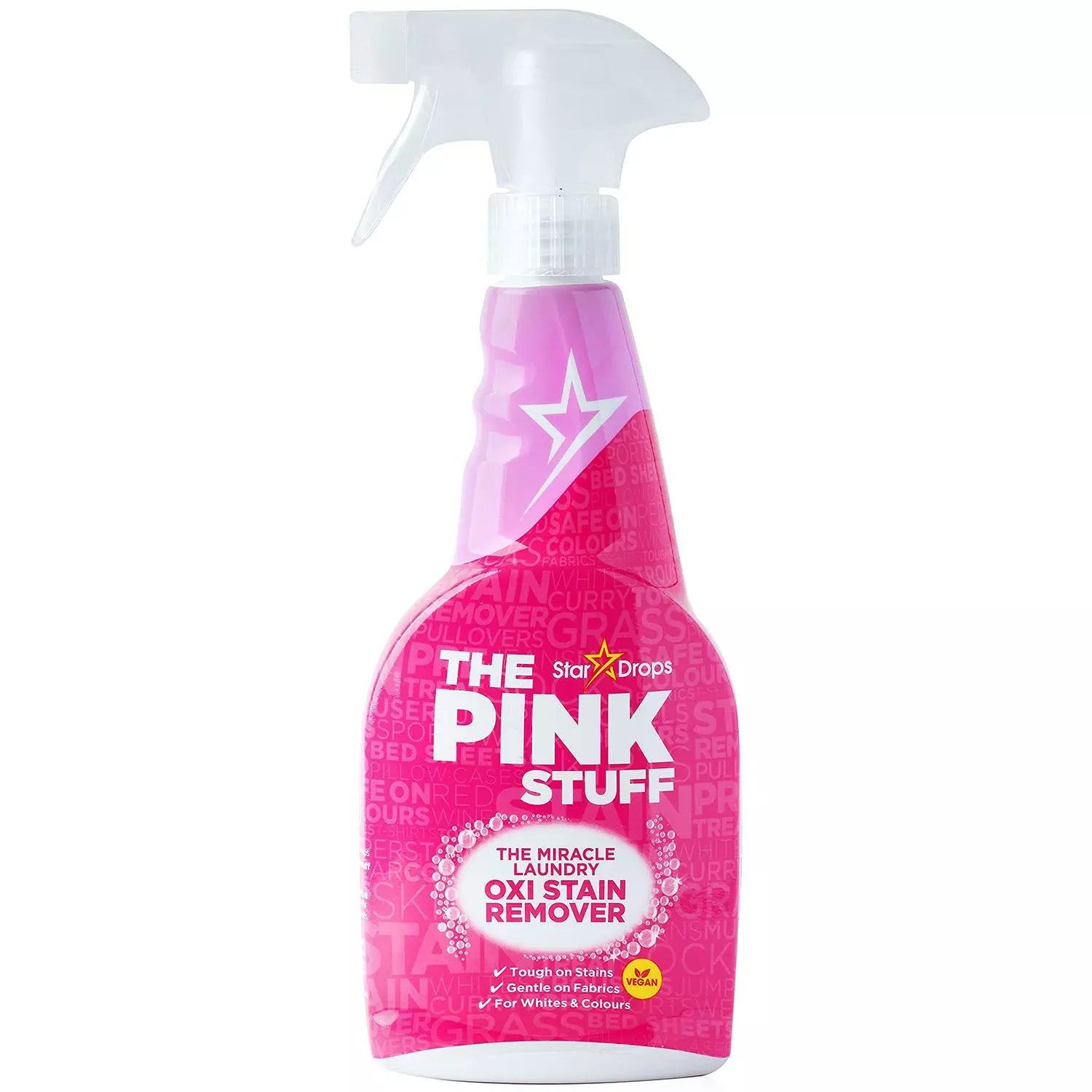 Stardrops Pink Stuff Oxi Stain Remover Spray 500ml Stardrops Pink Stuff Oxi Stain Remover Spray 500ml